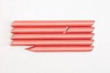 Satin Sticks coral pink by Roman Gysin contemporary artwork sculpture