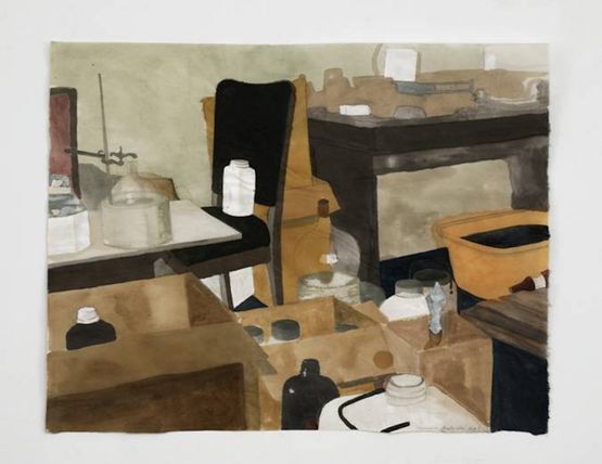 FabrikFactory by Mamma Andersson contemporary artwork Painting