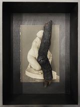 From the series Black Portrait by Lucia Tallova contemporary artwork mixed media sculpture