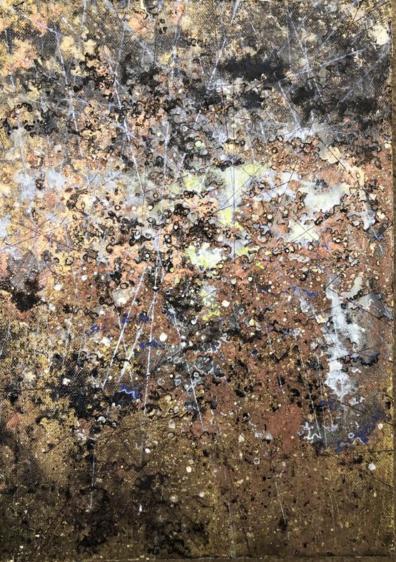 Sky Above by Govinda Sah Azad contemporary artwork Painting