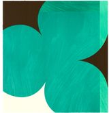 Untitled Green Clovers by Sarah Crowner contemporary artwork print