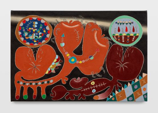 Reunion under the Shooting Star by Nasim Hantehzadeh contemporary artwork Painting