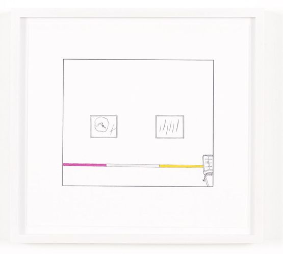 Berlin traced and painted Third by Louise Lawler contemporary artwork Painting