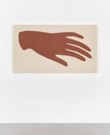 The Hand of M. by Adelaide Cioni contemporary artwork textile