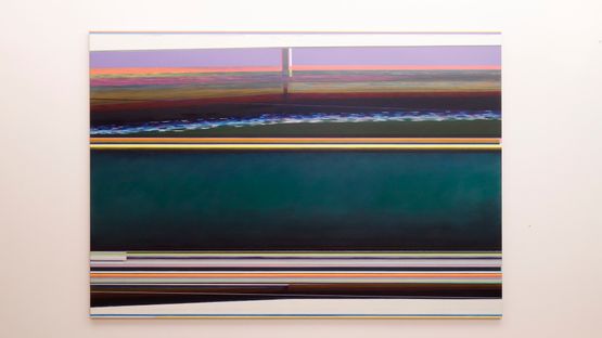 Horizont - nah unter einem Baum by Olaf Holzapfel contemporary artwork Painting