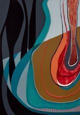 Rise and Shine by Carrie Moyer contemporary artwork painting