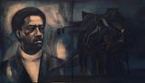 Revolution unborn Bobby Seale Black Panther by Vikrant Bhise contemporary artwork painting