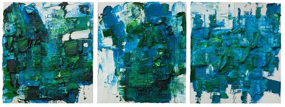 Mediterranean Sea by Zhu Jinshi contemporary artwork Painting