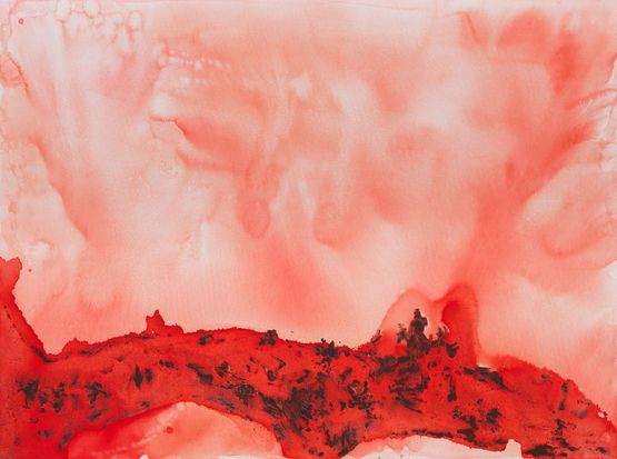 Im Flachland wird um Hugel gefeilscht. Das t die Regel. H.M. mouvement pour micheaux by Rebekka Steiger contemporary artwork Painting