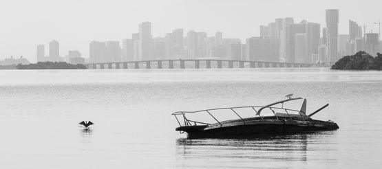 Stranded Boat Miami by Anastasia Samoylova contemporary artwork Print