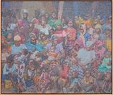 La premiere ligne by Alioune Diagne contemporary artwork painting