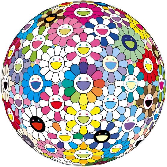 Prayer At The Festival by Takashi Murakami contemporary artwork Print