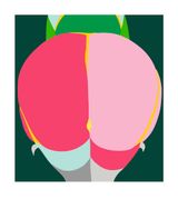Part of the Lunar Portfolio Pink Moon by Helen Beard contemporary artwork print