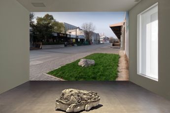 Contemporary art exhibition Hu Qingyan 2023 at Galerie Urs Meile Beijing China