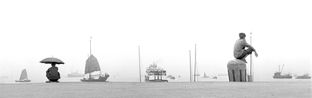 Waterfront Hong Kong by Fan Ho contemporary artwork Photography