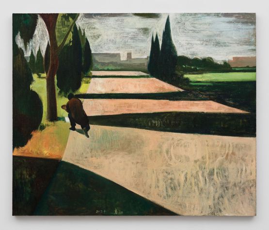 Plein Air in the Suburbs by Xiao Jiang contemporary artwork Painting