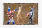 Sanur beach after Le Mayeur  Ni Pollok by Ashley Bickerton contemporary artwork Painting