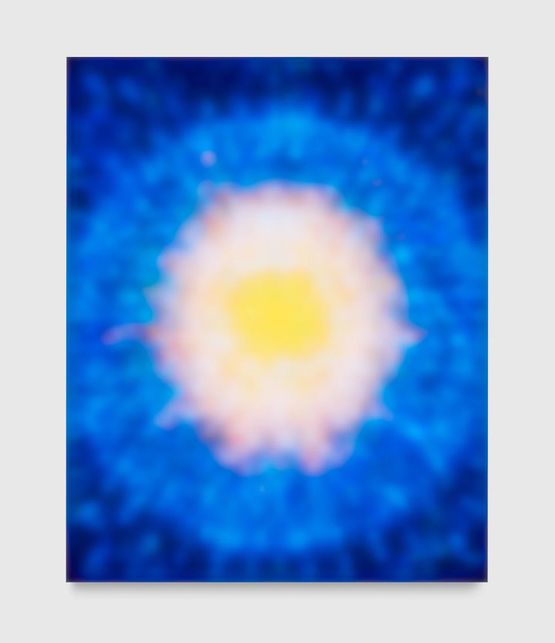 Sapphire Nebula by Leo Villareal contemporary artwork Painting