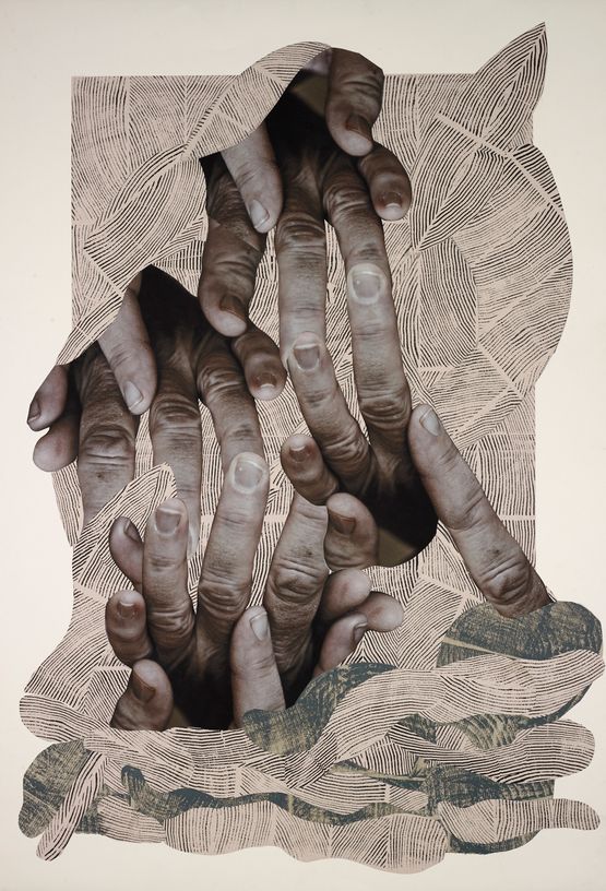 Need for help by Kalliopi Lemos contemporary artwork Works on Paper