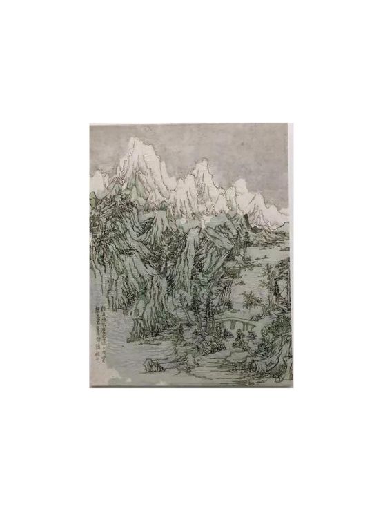 Early Spring on Xi Mountain by Wang Tiande contemporary artwork Painting