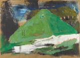 die Seepyramide in Branitz by Sarah Schumann contemporary artwork painting