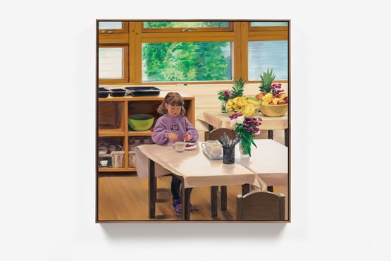 Snack Time by Caroline Walker contemporary artwork Painting