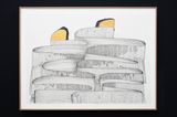 The end is but a beginning III by Manal Aldowayan contemporary artwork drawing works on paper