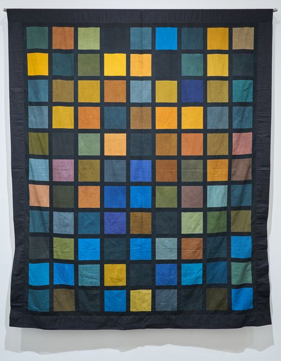 Color squares by Chant Avedissian contemporary artwork Textile