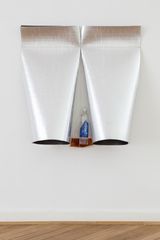 Self Portrait As Chart With Parallel Peaks And Overlapping Lines by Gabriel Kuri contemporary artwork sculpture