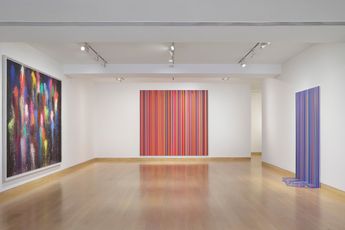 Contemporary art exhibition Ian Davenport Reflections at Waddington Custot London United Kingdom