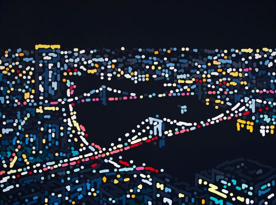 East River by Yoon Hyup contemporary artwork Painting