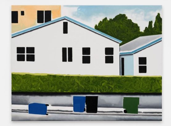 Berkeley Street by Wilhelm Sasnal contemporary artwork Painting