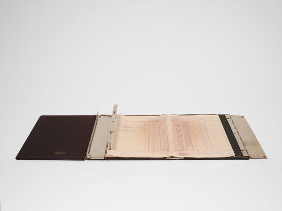 Circuit Schedule Binder by Daniel Turner contemporary artwork Works on Paper