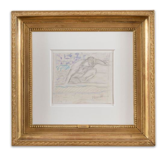 Nu accroupi by Pierre Bonnard contemporary artwork Painting