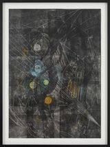 Raumroute 46 by Andreas Werner contemporary artwork works on paper