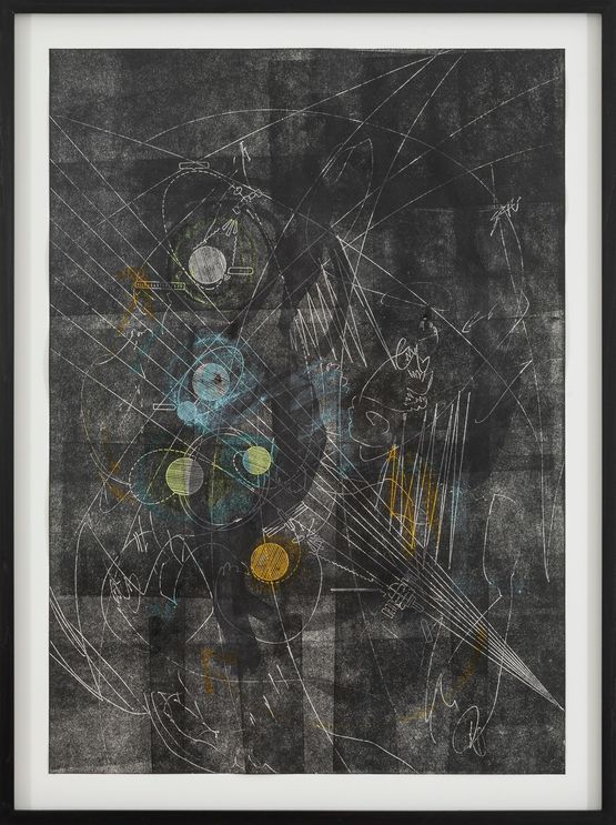 Raumroute 46 by Andreas Werner contemporary artwork Works on Paper