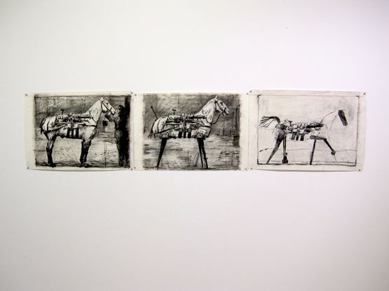 Untitled Drawing from Wozzeck 15 by William Kentridge contemporary artwork Works on Paper