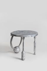 Fiberglass spray paint wood and metal lining by Zhou Yilun contemporary artwork mixed media