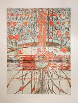 Great Clown by Krishna Reddy contemporary artwork print
