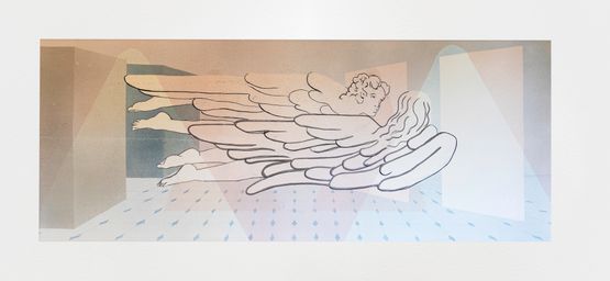 Above all architecture by Matthew Lutz-Kinoy contemporary artwork Painting