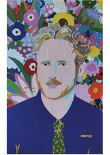 I Think of Flowers by Michal Korman contemporary artwork painting