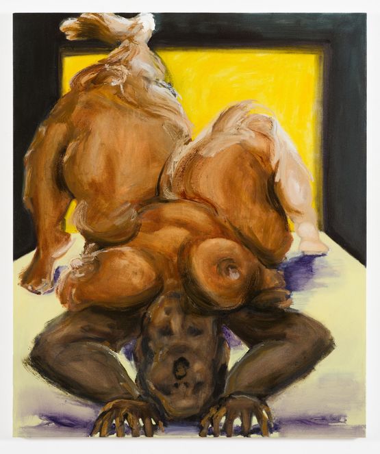 Posicao 23 da serie Ioga Psicologica by Marcia Falcao contemporary artwork Painting