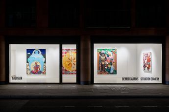 Contemporary art exhibition Derrick Adams Situation Comedy at Gagosian Davies Street London United Kingdom