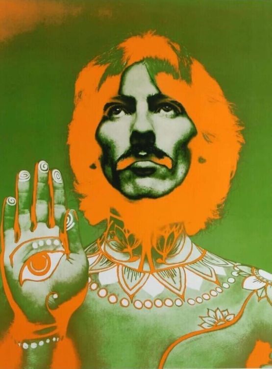 George Harrison by Richard Avedon contemporary artwork Print