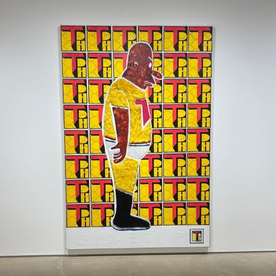 Trenton Doyle Hancocks Electrifying Canvases at Hales Gallery