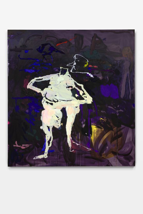 split sniff spill by Tom Polo contemporary artwork Painting