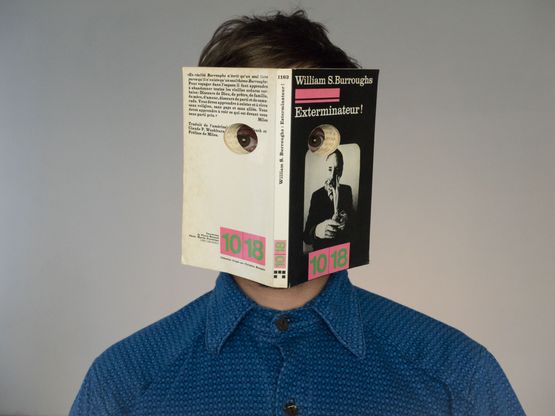 Bookmask Portrait 08 by Victor Del Oral contemporary artwork Photography