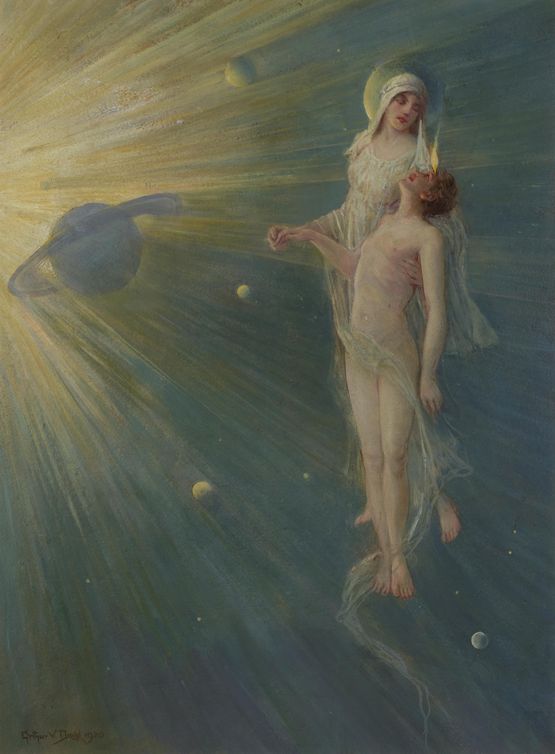 Untitled Cosmic Salvation by Arthur Diehl contemporary artwork Painting
