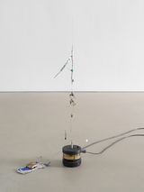Motor Graded Engine Imagery by Nina Canell contemporary artwork installation mixed media sculpture