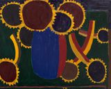 Untitled Flowers by Tal R contemporary artwork painting